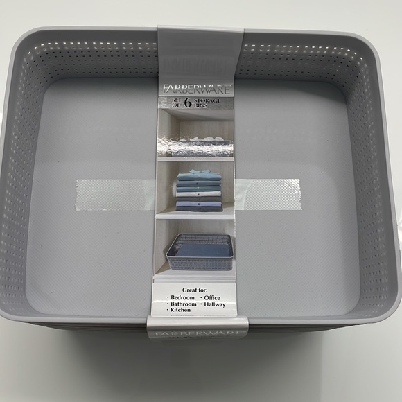 Set of 6 Organizational bins - Picture 2 of 3